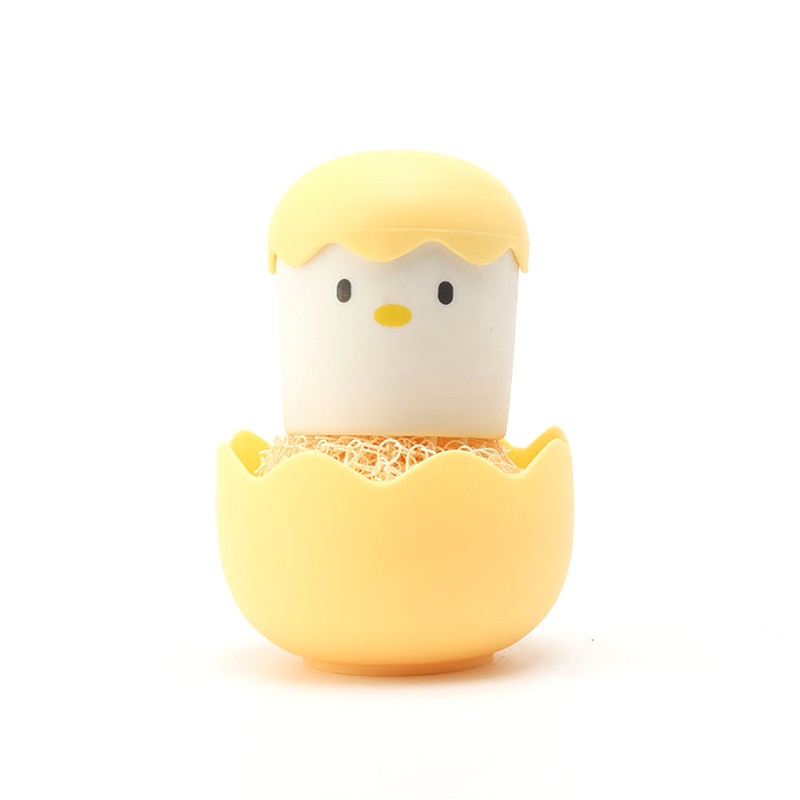 Cute chick scouring brush