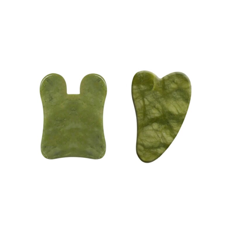 Natural Jade Gua Sha tools for firming and lifting the skin. Perfect for your self care routine.