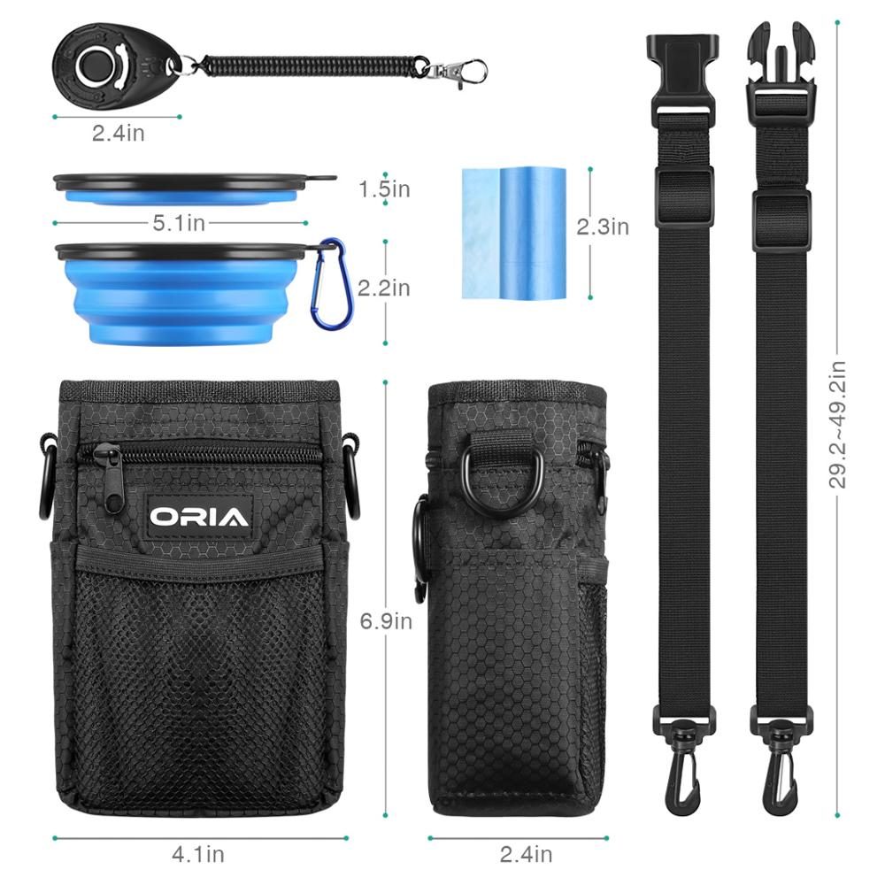 Pet Treat Carrier with Water bowl and Poop bag