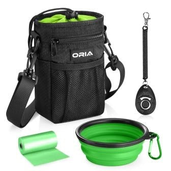 Pet Treat Carrier with Water bowl and Poop bag