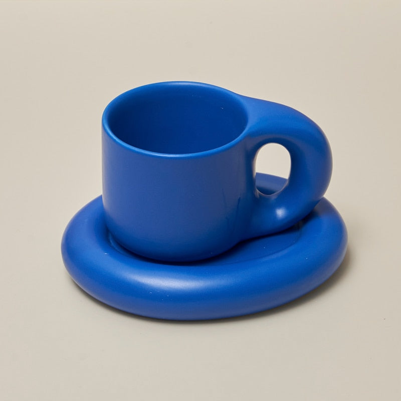 Ceramic Mug and Saucer set