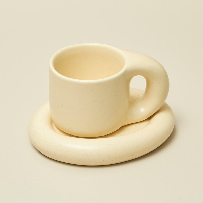 Ceramic Mug and Saucer set