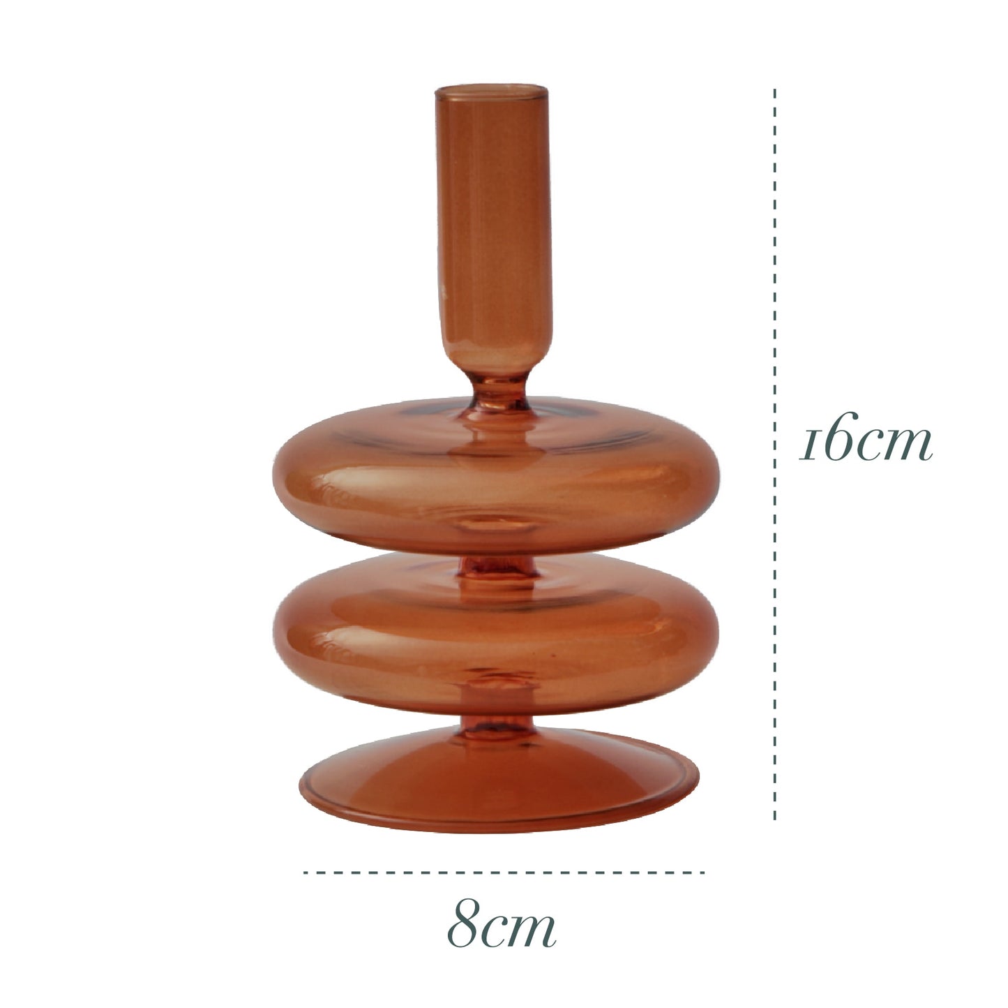 Glass Candle Sticks