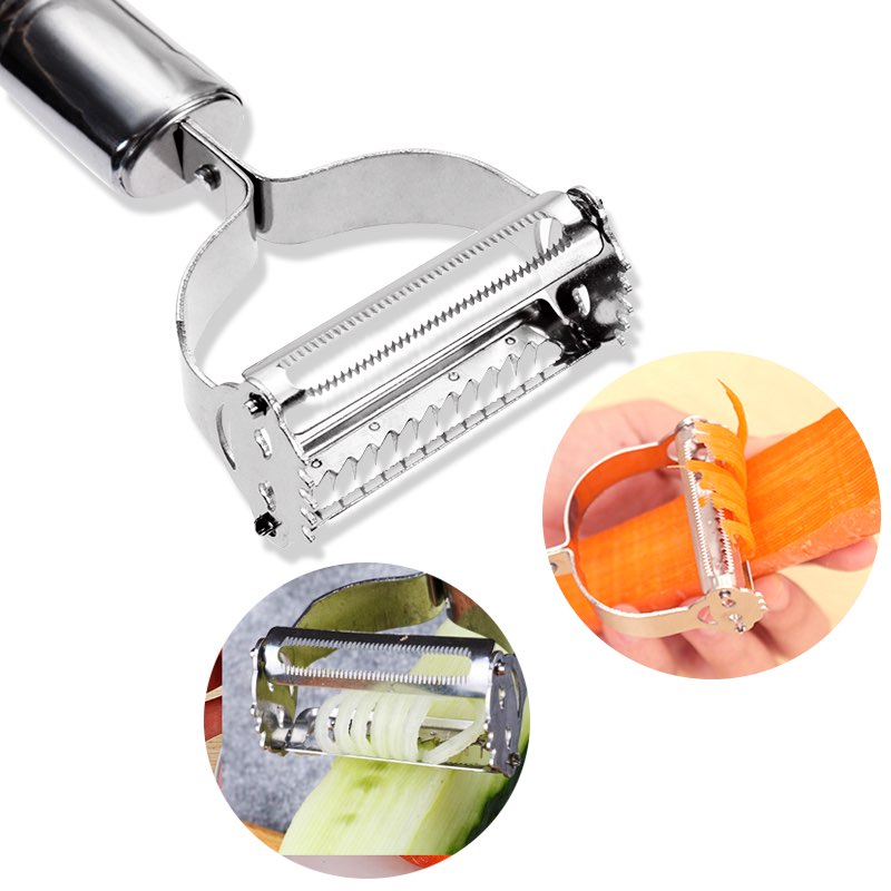 Dual purpose veggie peeler