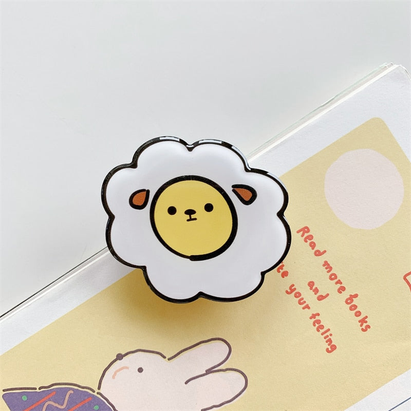 Egg Dog Sheep Cartoon Phone Socket. Griptok. Attach it to your phone so you can hold it securely, prop it up whilst watching shows, or just fiddle around with it. Compatible with any phone!