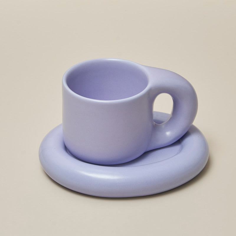 Ceramic Mug and Saucer set