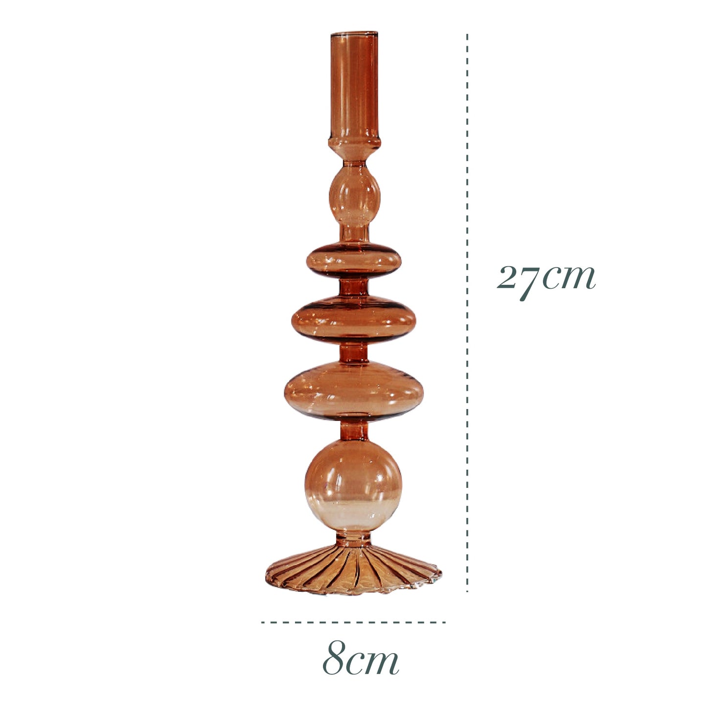 Glass Candle Sticks