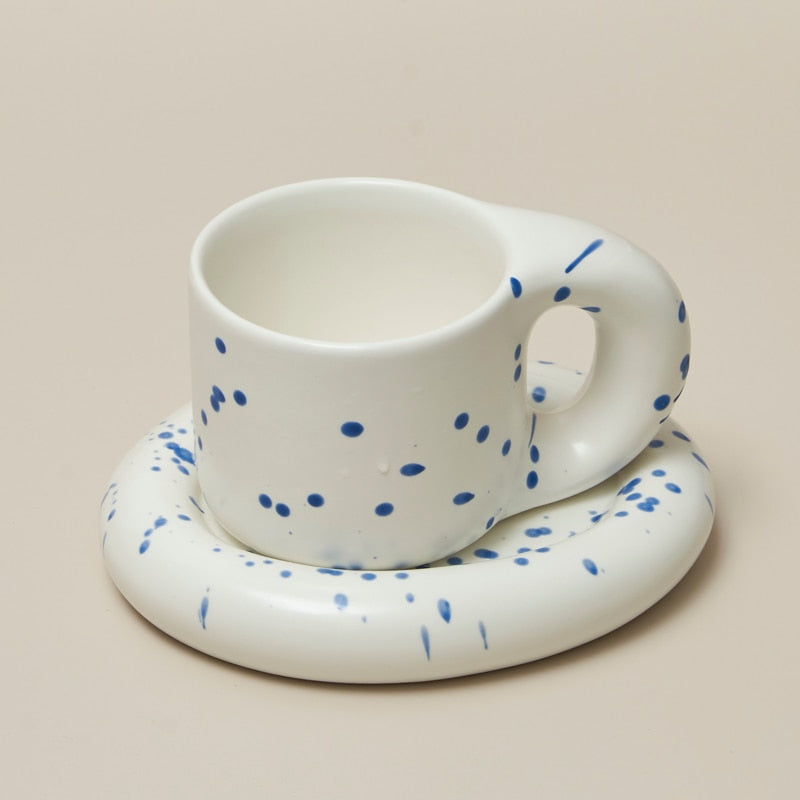 Ceramic Mug and Saucer set