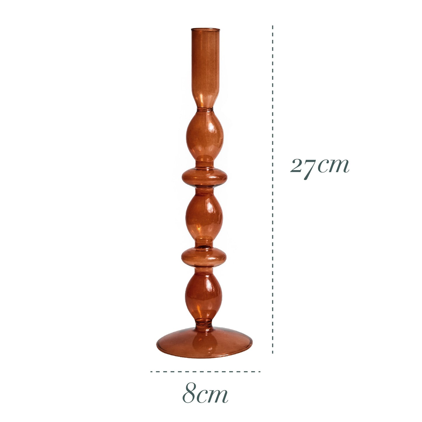 Glass Candle Sticks