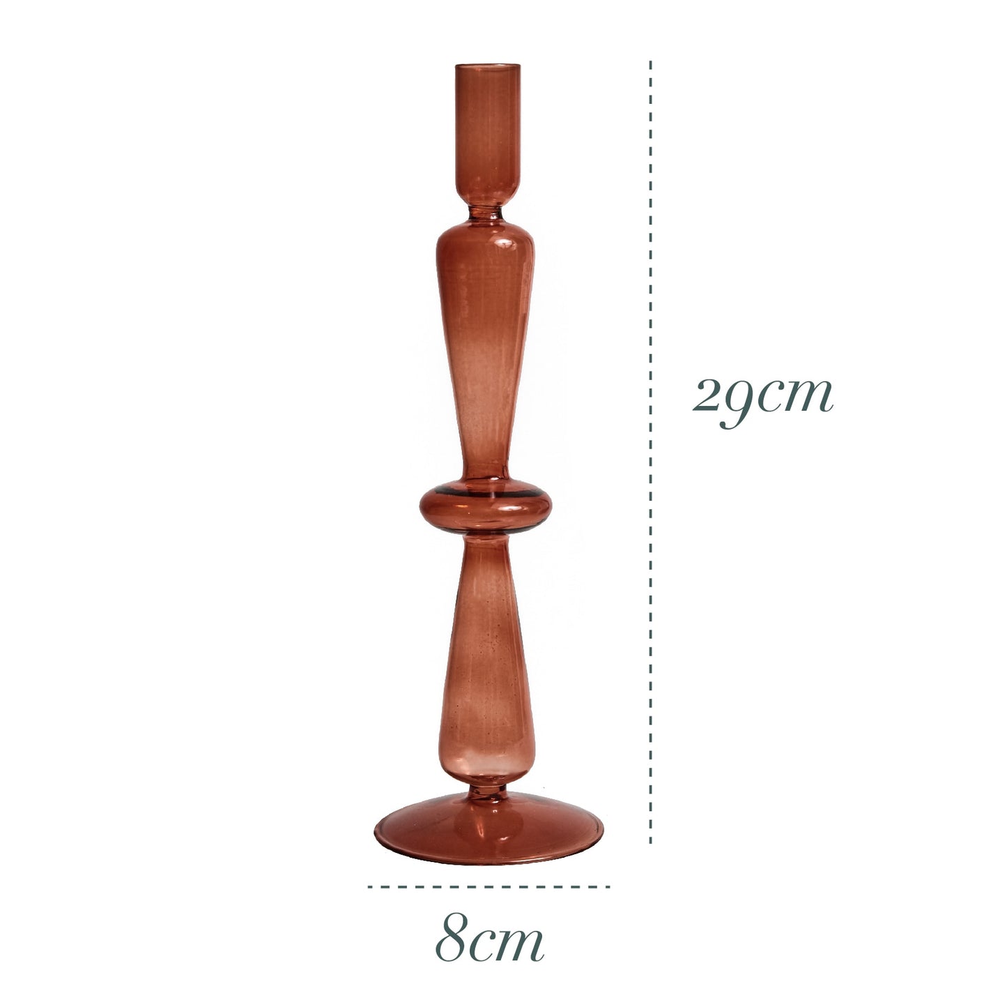 Glass Candle Sticks