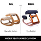 Premium Wooden Kneeling Ergonomic Chair - Natural Wood Finish for Comfort & Posture Support. Ideal for Home Office & Workspaces. Browse Now for Quality Ergonomic Seating!