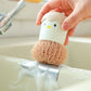 Cute chick scouring brush