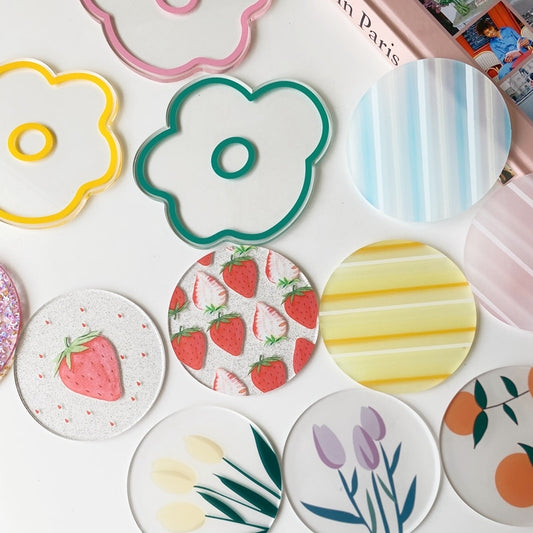 Acrylic Coasters (Anti-slip and waterproof)