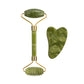Natural Jade Gua Sha tools for firming and lifting the skin. Perfect for your self care routine. 