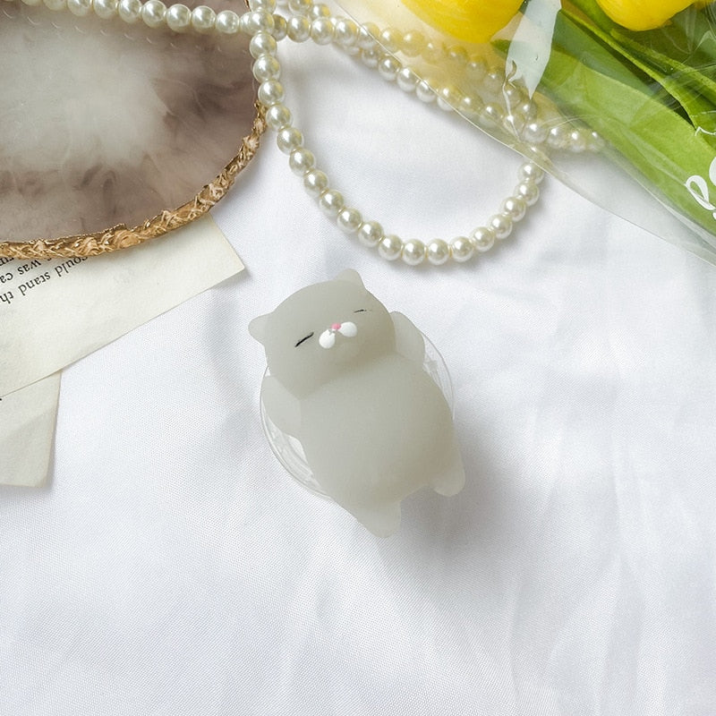 Chonky Kitty Chonky Cat Phone Socket. Griptok. Attach it to your phone so you can hold it securely, prop it up whilst watching shows, or just fiddle around with it. Compatible with any phone!