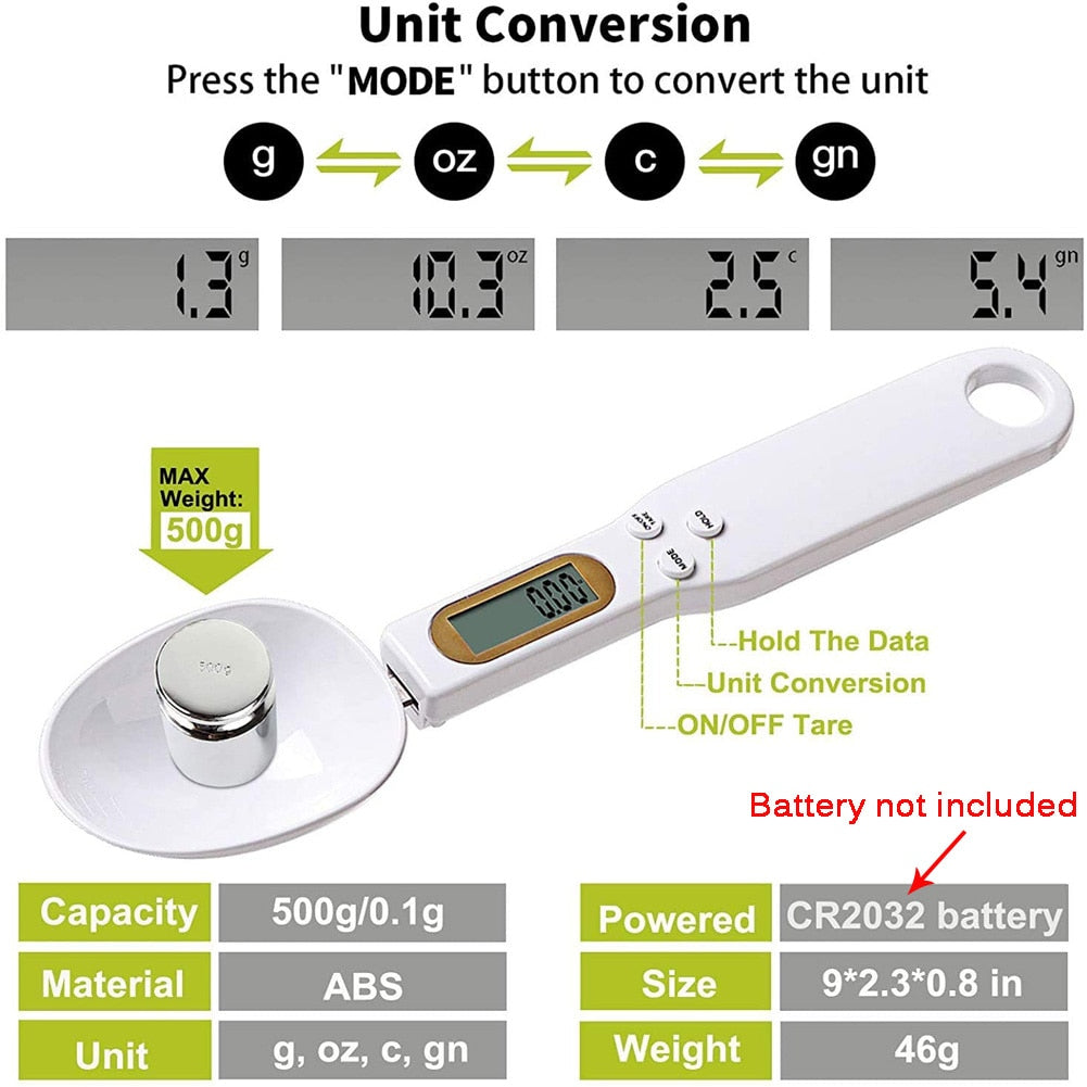 Electric Measuring Spoon with digital scale