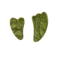 Natural Jade Gua Sha tools for firming and lifting the skin. Perfect for your self care routine. 