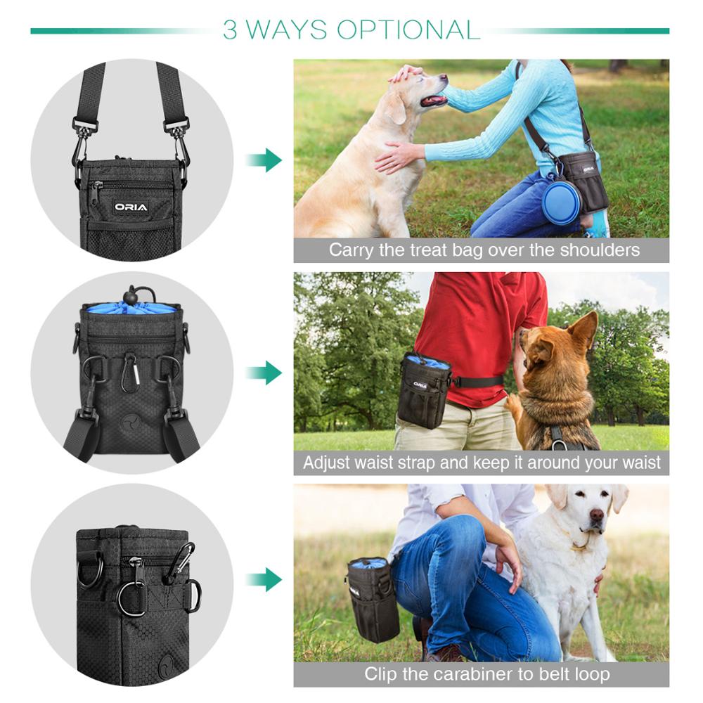 Pet Treat Carrier with Water bowl and Poop bag