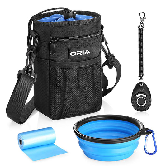 Pet Treat Carrier with Water bowl and Poop bag