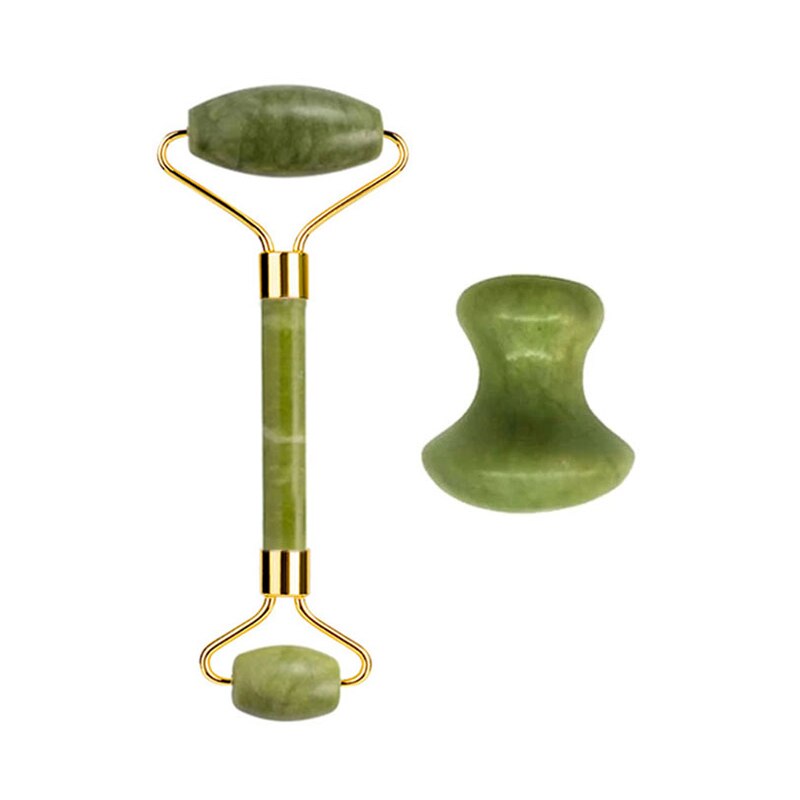 Natural Jade Gua Sha tools for firming and lifting the skin. Perfect for your self care routine. 