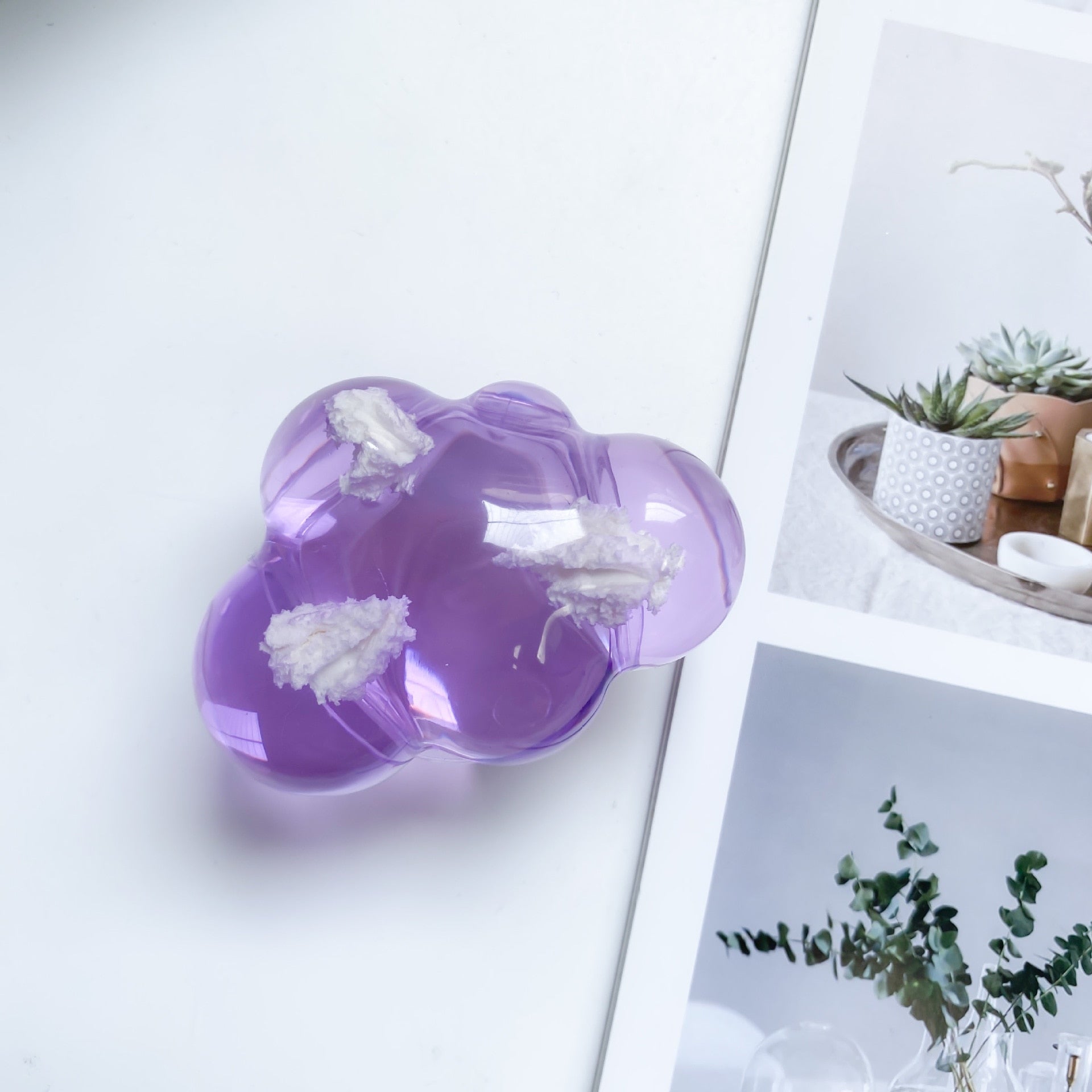 Holographic Clouds Phone Socket. Attach these to your phone so you can hold it securely, prop it up whilst watching shows, or just fiddle around with it.  Compatible with any phone!