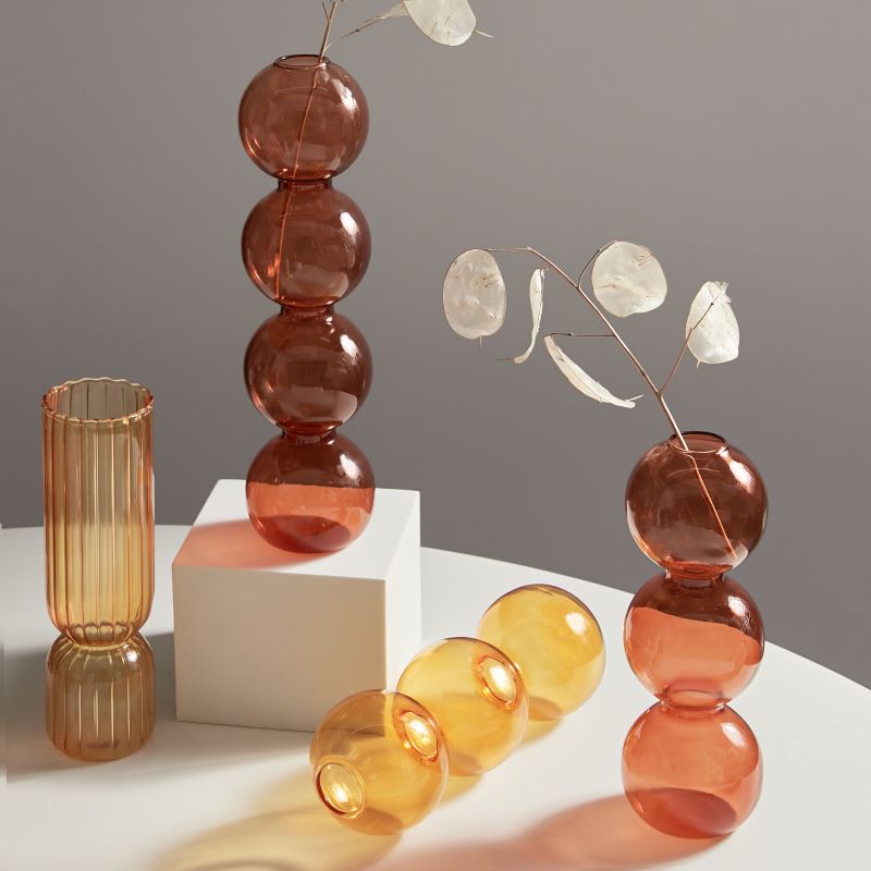 Glass Candle Sticks