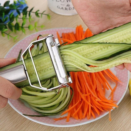 Dual purpose veggie peeler