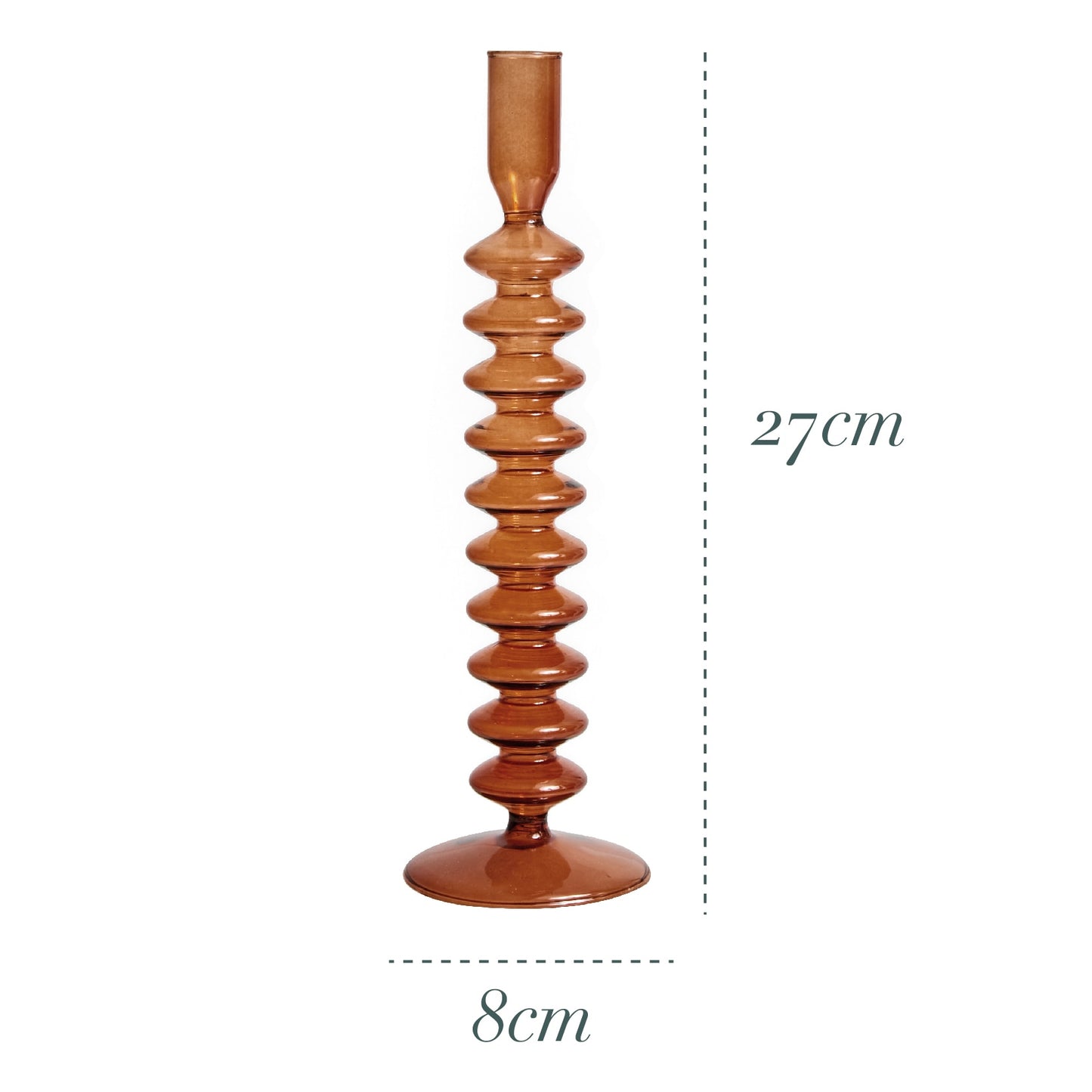 Glass Candle Sticks