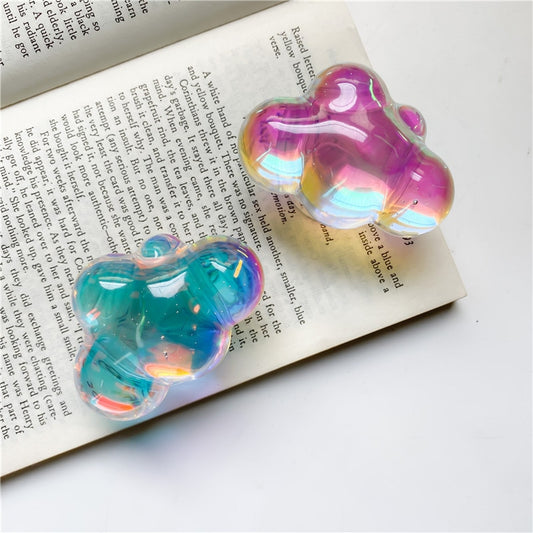 Holographic Clouds Phone Socket. Attach these to your phone so you can hold it securely, prop it up whilst watching shows, or just fiddle around with it.  Compatible with any phone!