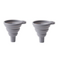 Silicone Foldable Portable Funnel, Space saving and aesthetic