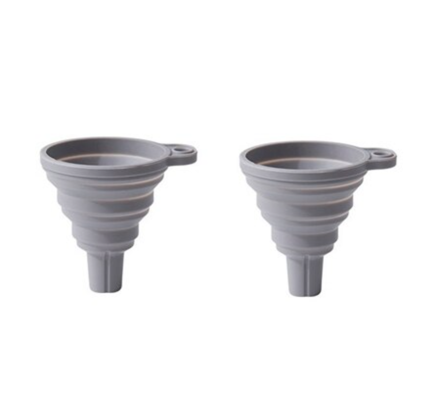 Silicone Foldable Portable Funnel, Space saving and aesthetic