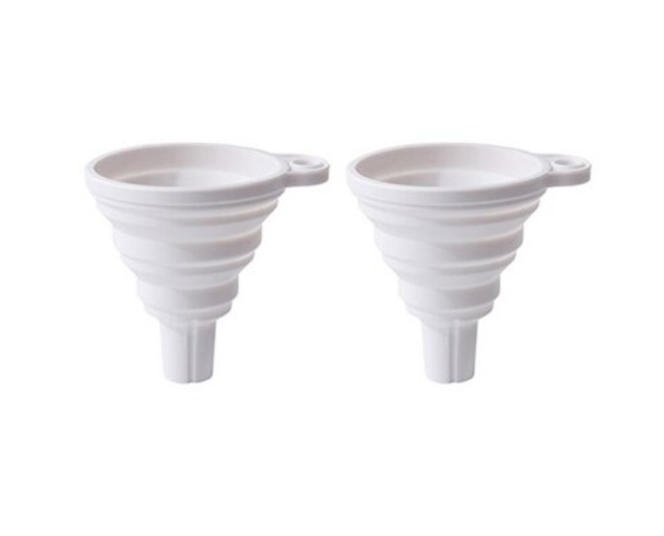 Silicone Foldable Portable Funnel, Space saving and aesthetic