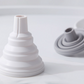 Silicone Foldable Portable Funnel, Space saving and aesthetic